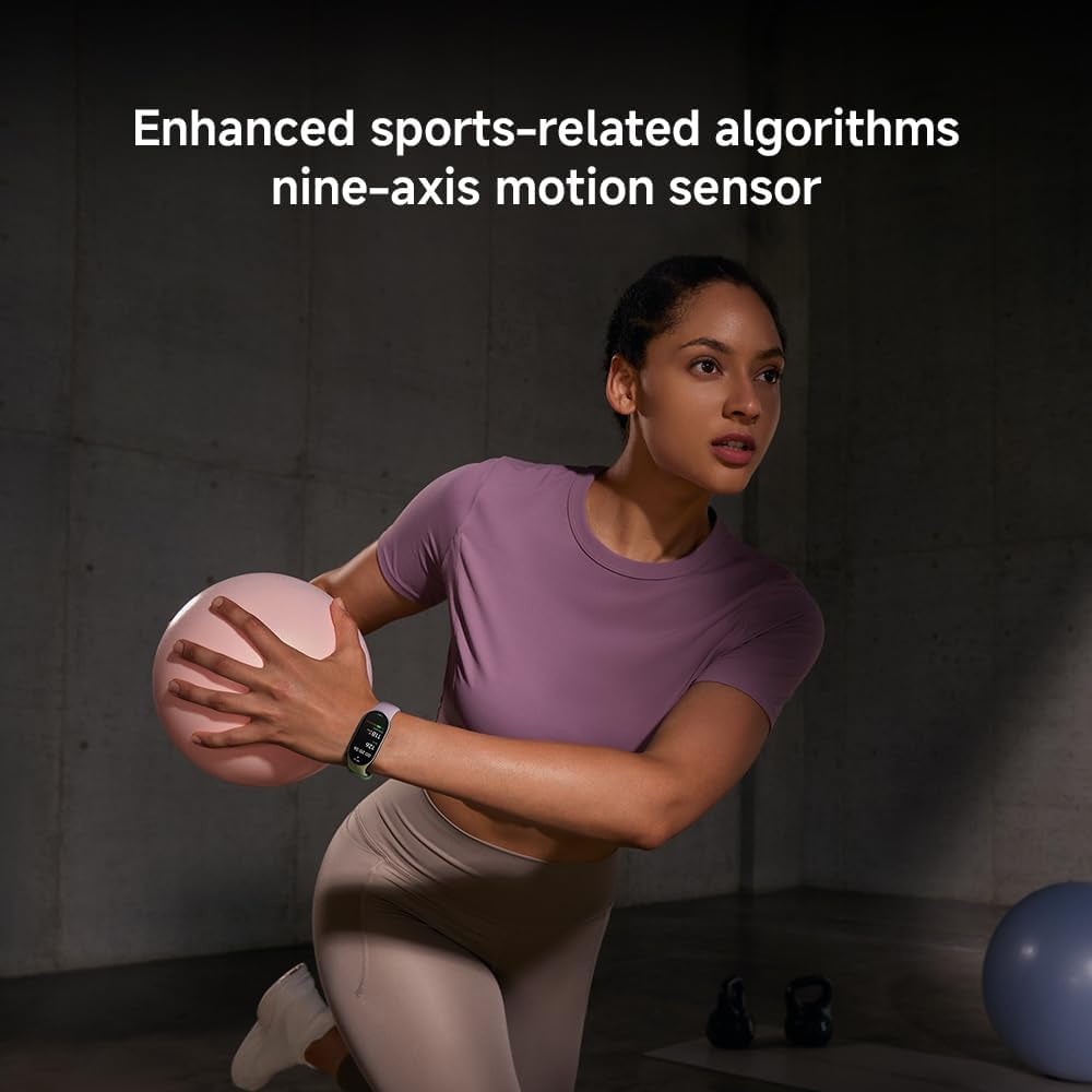 Mi Smart Band 10 (2025) Global Version - 1.72" AMOLED Display | 21 Days Battery Life | Touchscreen, Multi-Sport Tracker, Activity Tracker, Heart Rate Monitor | BT5.4 - (Midnight Black)