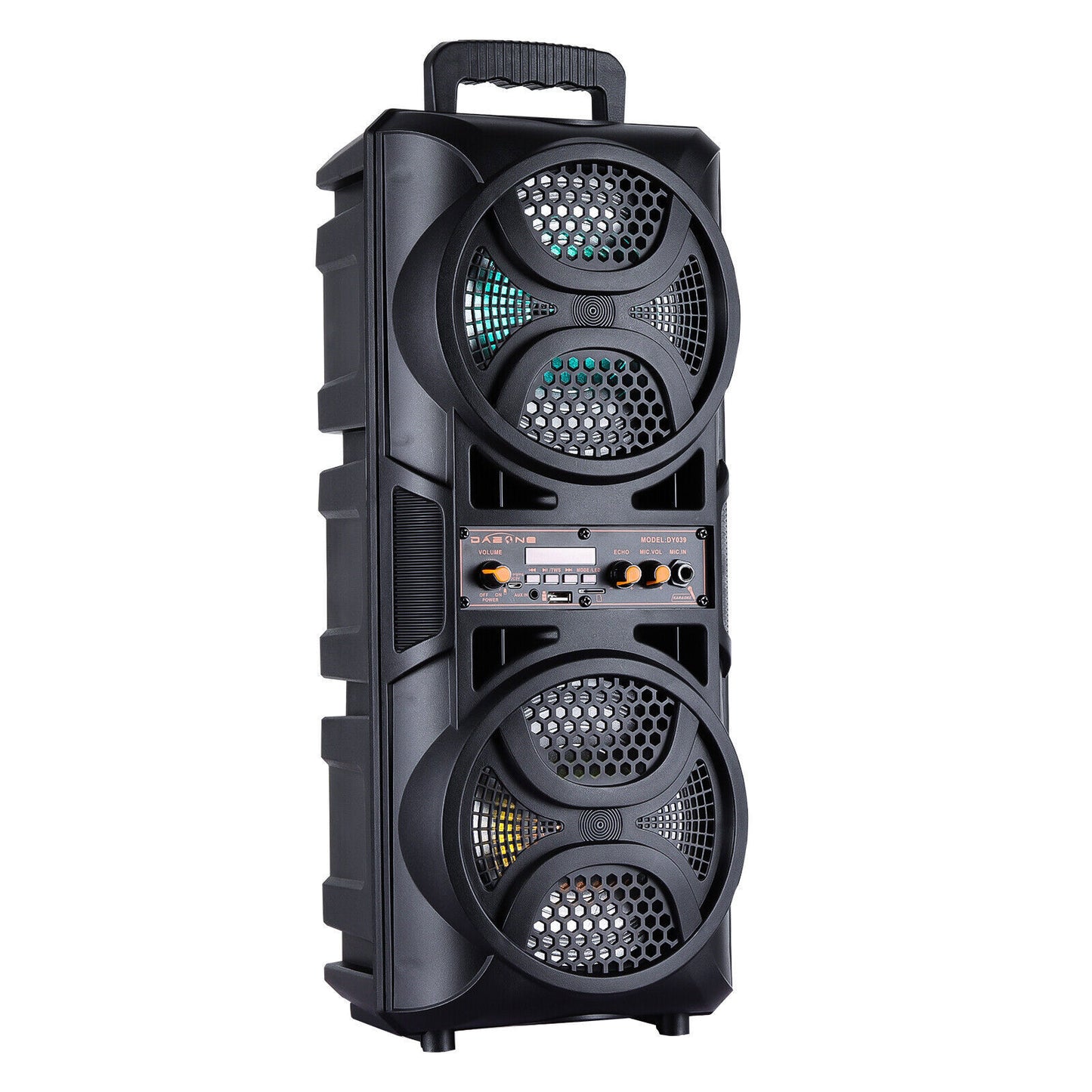 3000W Portable Bluetooth Speaker Sub Woofer Heavy Bass Sound System Party+Remote