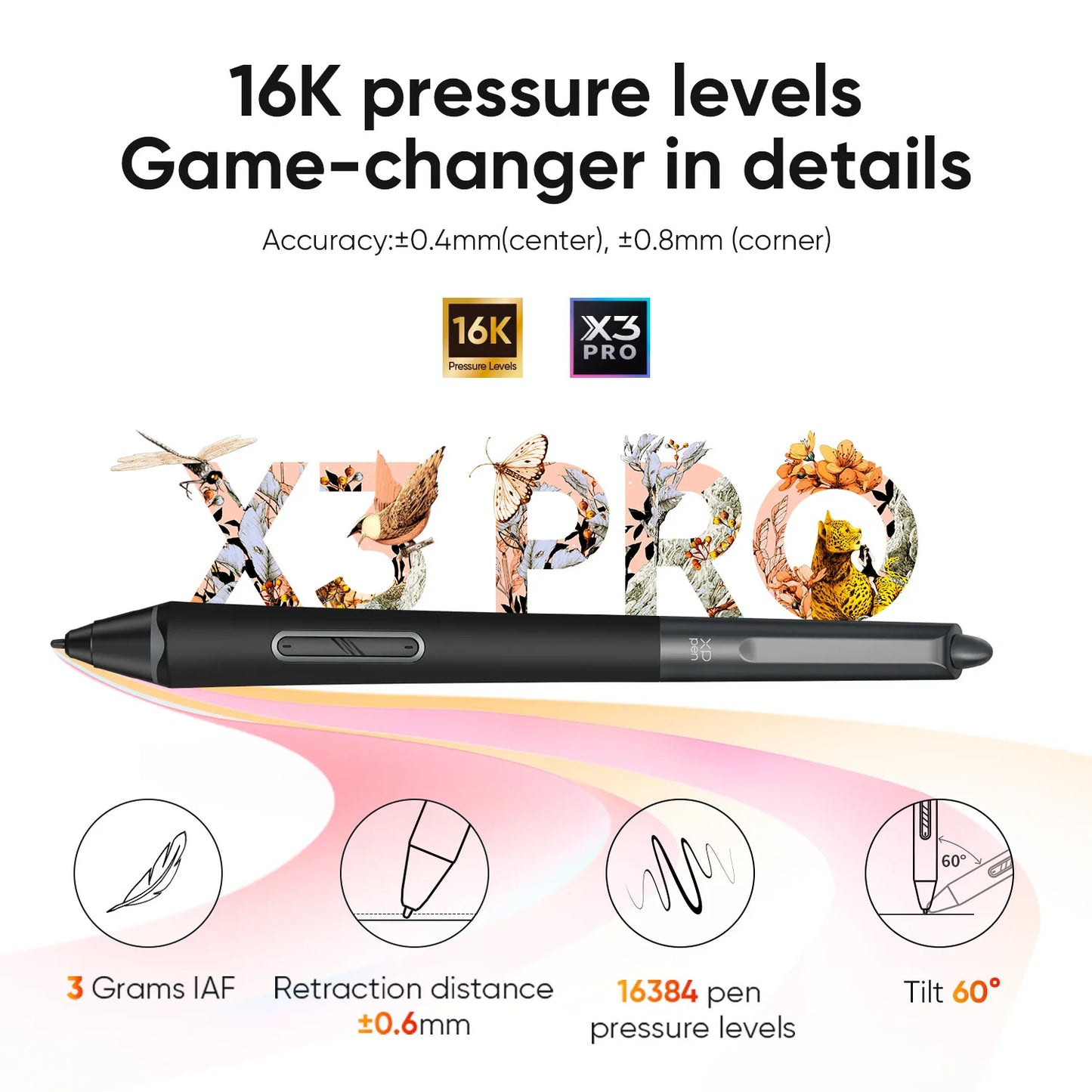 Artist Pro 16 (Gen 2) Graphics Tablet Monitor 16-Inch Drawing Display 16K Pressure Levels 2.5K Resolution Windows Android