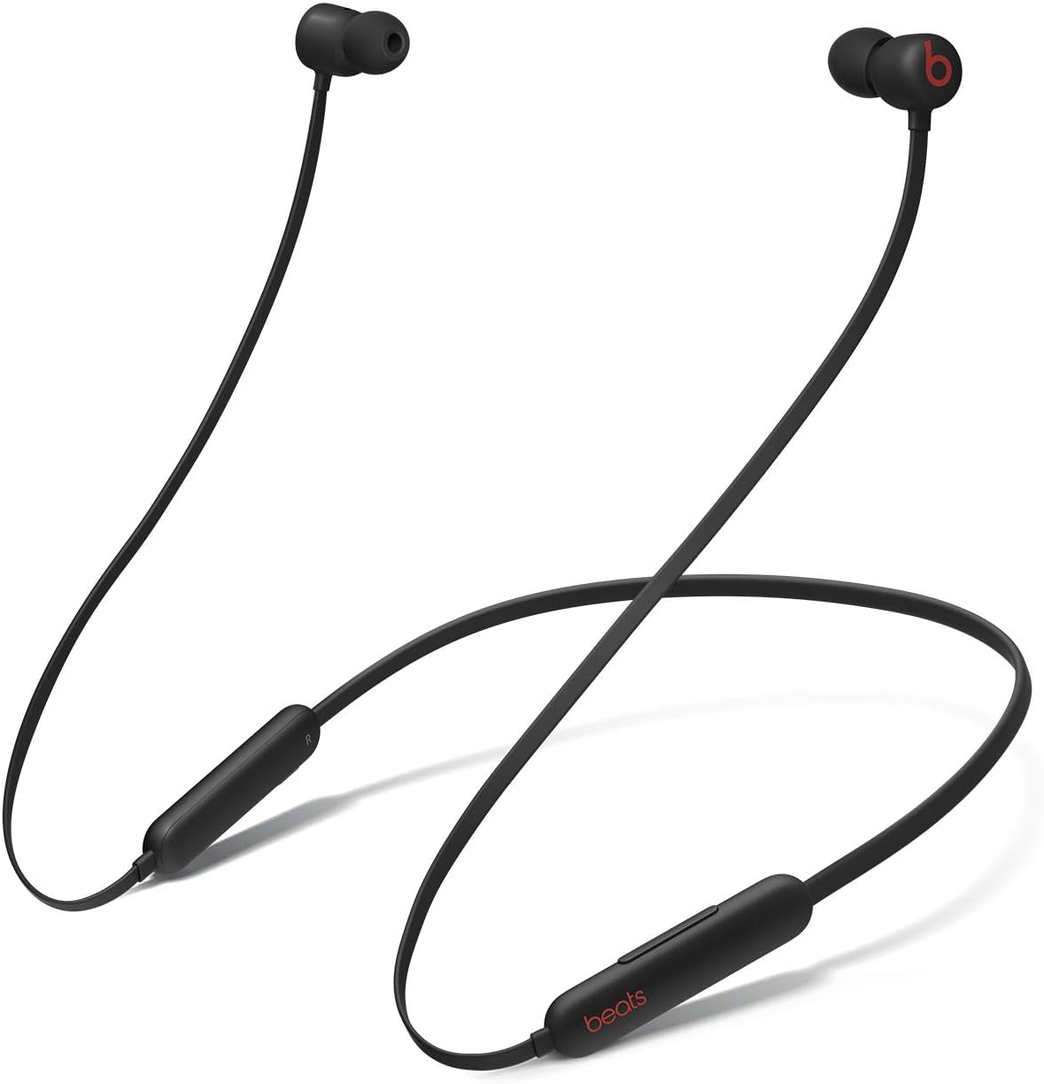 Flex Wireless Earbuds - Apple W1 Headphone Chip, Magnetic Earphones, Class 1 Bluetooth, 12 Hours of Listening Time, Built-In Microphone - Black