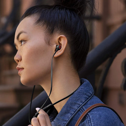 Flex Wireless Earbuds - Apple W1 Headphone Chip, Magnetic Earphones, Class 1 Bluetooth, 12 Hours of Listening Time, Built-In Microphone - Black