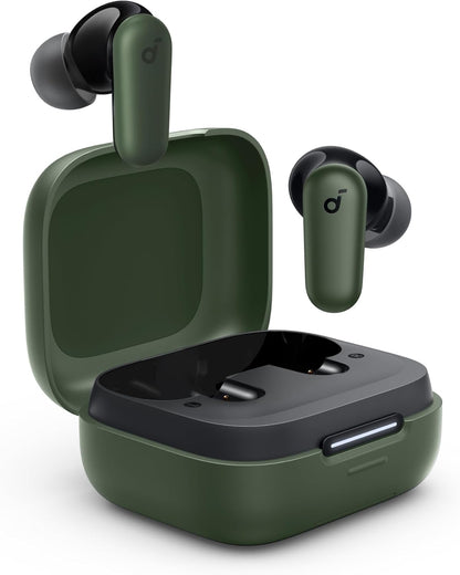 Soundcore P30I by Anker Noise Cancelling Earbuds, Strong and Smart Noise Cancelling, Powerful Bass, 45H Playtime, 2-In-1 Case and Phone Stand, IP54, Wireless Earbuds, Bluetooth 5.4 (Green)