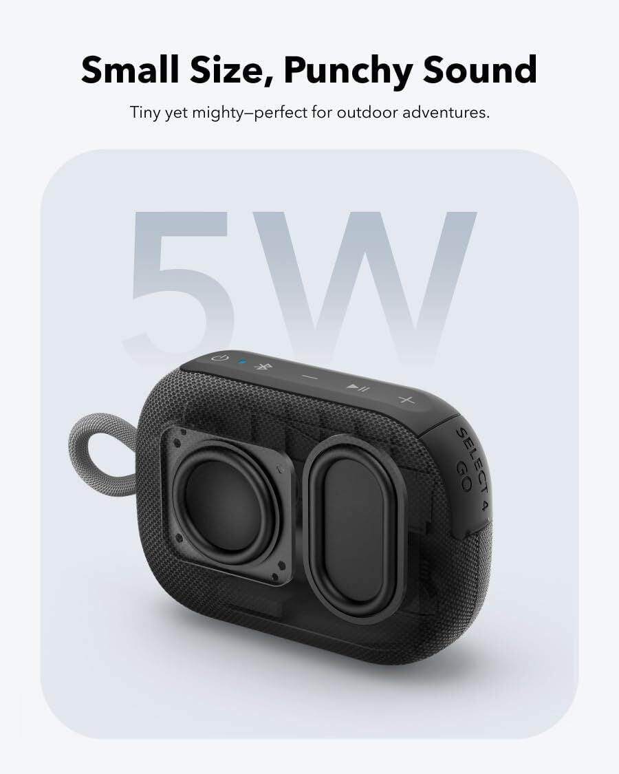 Soundcore Select 4 Go Bluetooth Speaker Ultra Portable 20Hr Playtime Waterproof