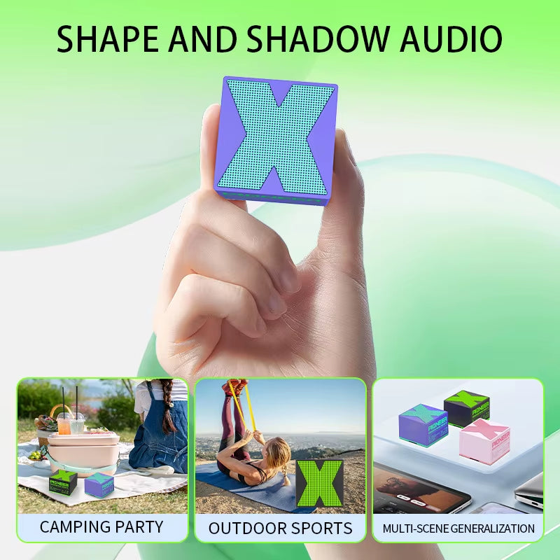 Bluetooth Speaker Mini Portable Wireless Speaker with Stereo Pairing Hands-Free Call for Travel Outdoor