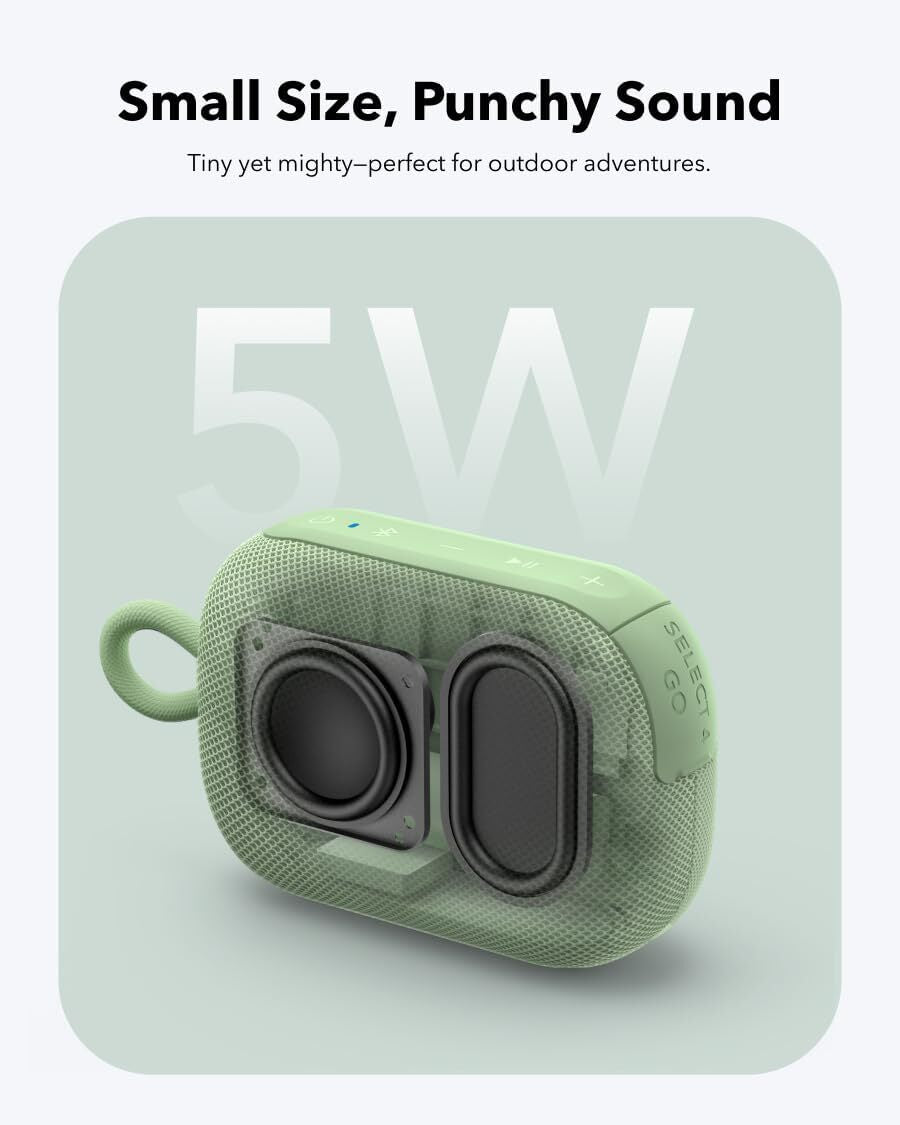Soundcore Select 4 Go Bluetooth Speaker Ultra Portable 20Hr Playtime Waterproof