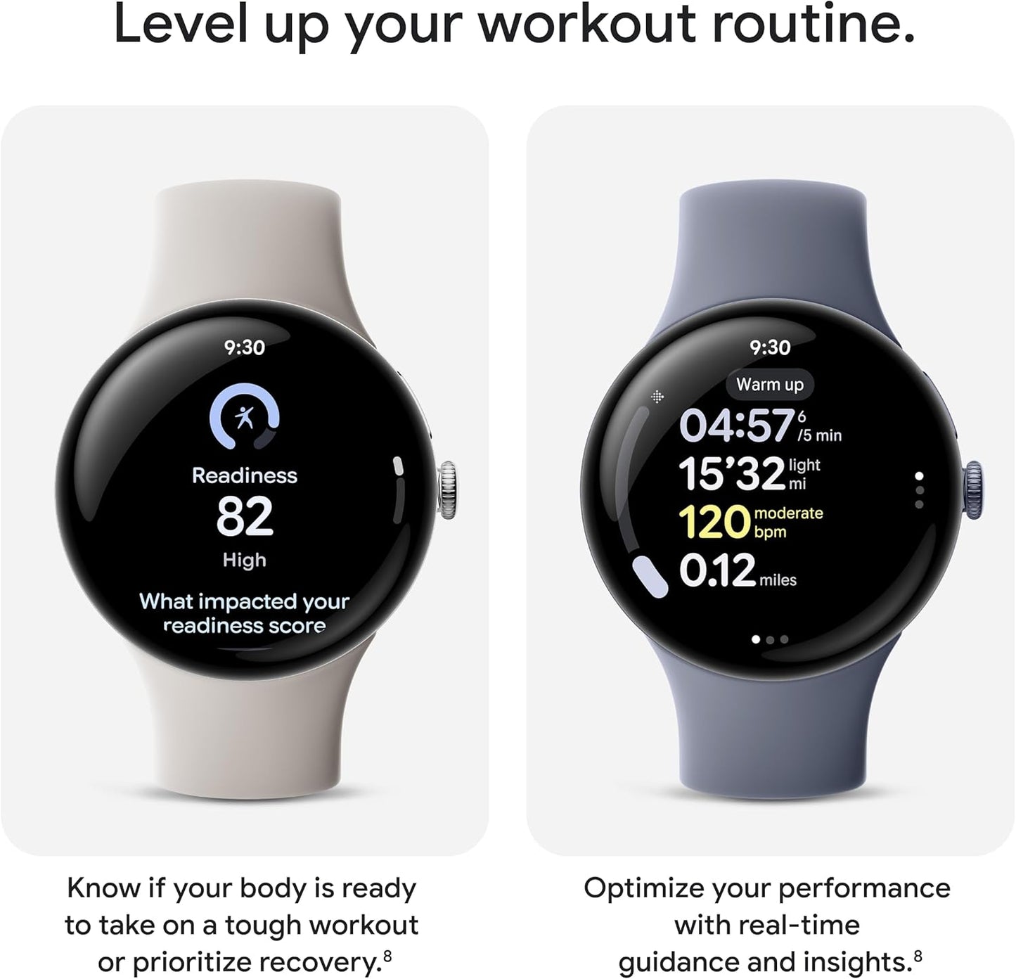 Google Pixel Watch 4 (41Mm) - Android Smartwatch- Heart Rate,Sleep & Fitness Tracking -30-Hour Battery -Google AI -Champagne Gold Aluminum Case - Lemongrass Active Band - Wi-Fi -Google Pixel Watch App