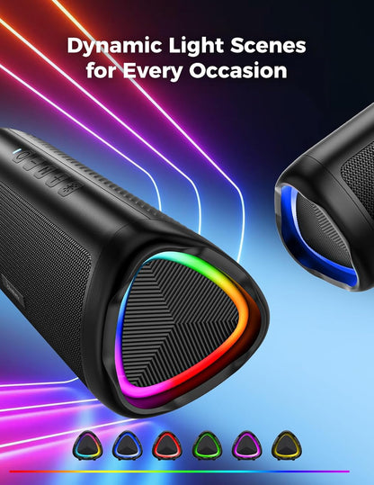 Bluetooth Speaker, 20W HD Sound, Portable Wireless, IPX5 Waterproof, up to 24H P