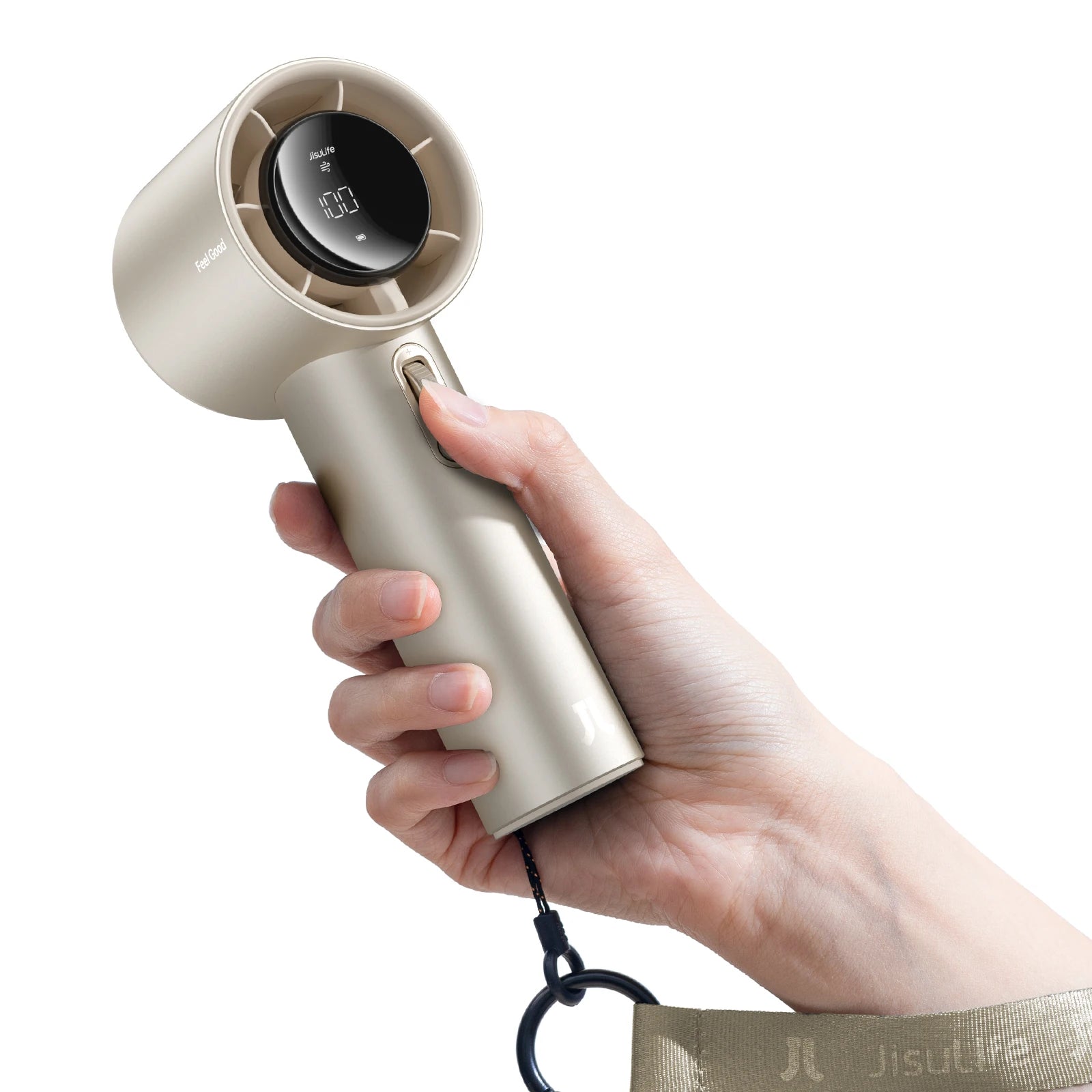 New Upgrade Portable Fan Pro1S 2025,100 Levels,Led Display,5000Mah Rechargeable,Travel Essentials,Personal Handheld Fan