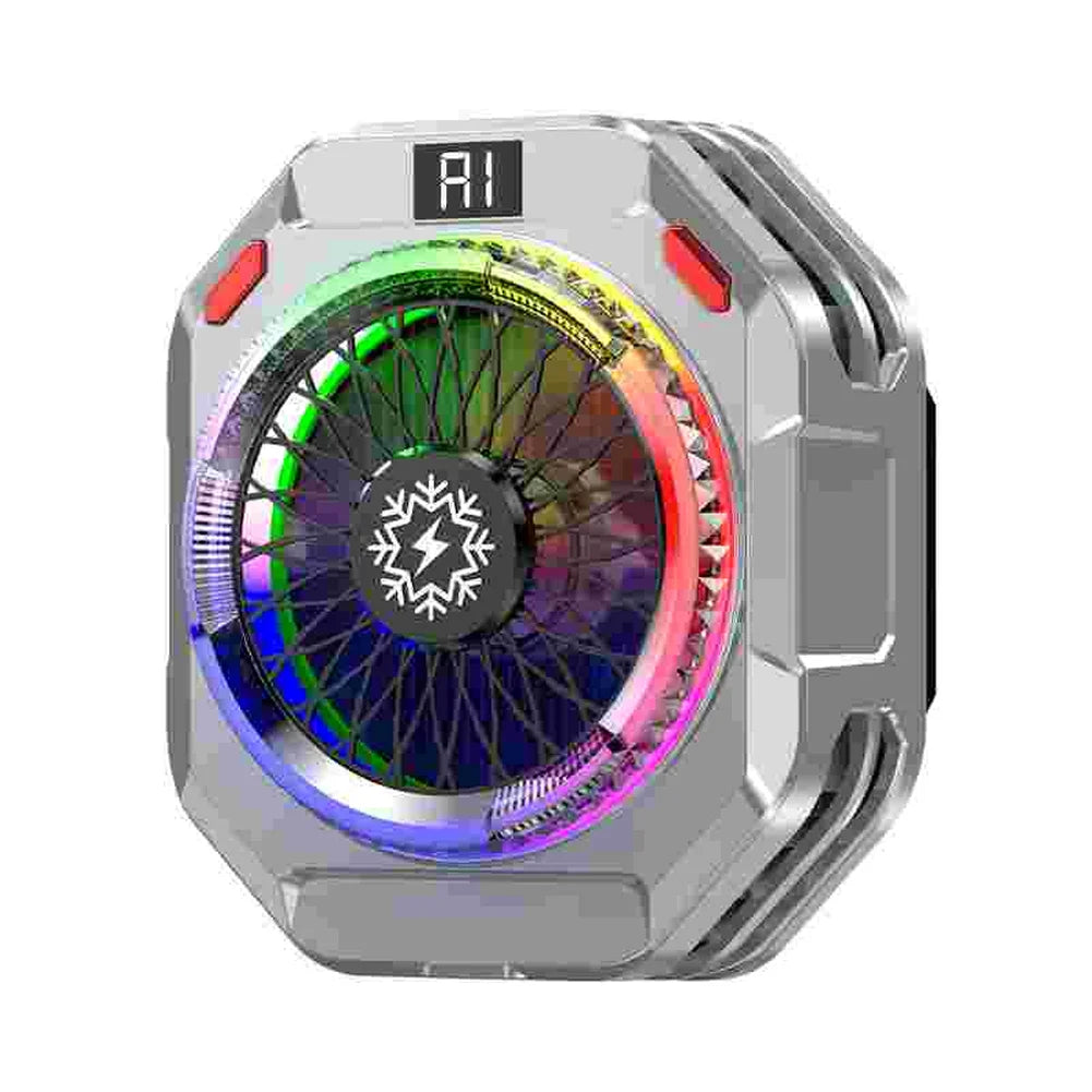 Th28-Pro Mobile Phone Heatsink for Gaming 30W AI Cooling Phone Back Clip Radiator with Adjustable Modes & LED Effects
