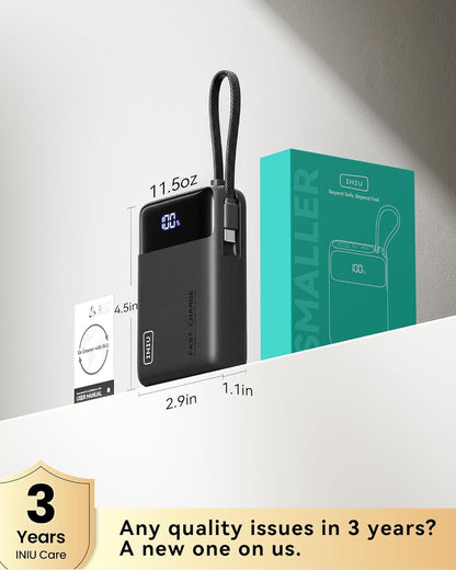 20000Mah Power Bank, Small 45W PD Fast Charging Portable Charger with Built-In U