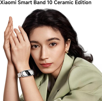 Mi Smart Band 10 (2025) Global Version - 1.72" AMOLED Display | 21 Days Battery Life | Touchscreen, Multi-Sport Tracker, Activity Tracker, Heart Rate Monitor | BT5.4 - (Midnight Black)